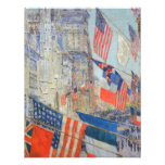 Allies Day, May 1917 by Hassam, 4th of July BBQ Personalized Invitation