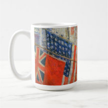 Allies Day, May 1917, Hassam Vintage Impressionism Mugs