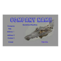 Alligator business business card