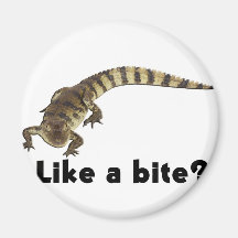 ALLIGATOR FROM JUNGLEWALK.COM REFRIGERATOR MAGNET