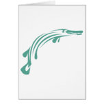 Alligator Gar Fish Card
