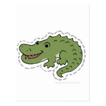 ALLIGATOR POSTCARD