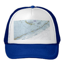 Alligator Reef Sombrero Key FL Nautical Chart Hat