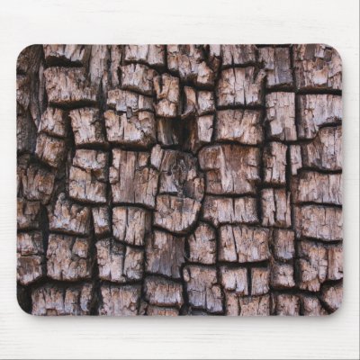 Alligator Tree Bark Mouse Mat by moonrisings