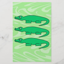 Alligators. Full Color Flyer