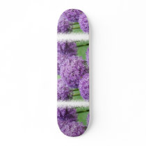 Allium Flowers Skateboard