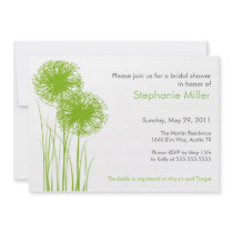 Allium in Grass Shower Invitation
