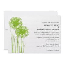 Allium in the Grass Wedding Invitation