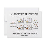 Allopatric Speciation Amongst Fruit Flies invitations