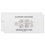 Allopatric Speciation Amongst Fruit Flies rack cards