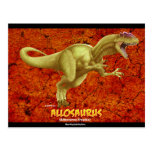 Allosaurus Postcard
