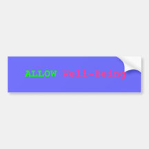 Allow Bumper sticker
