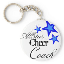 allstar cheer coach key chain