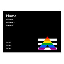 ALLY FLAG ORIGINAL BUSINESS CARD TEMPLATE