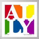 ALLY Pop Poster (White)