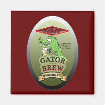 Ally's Gator Brew Fridge Magnet
