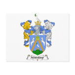 Almasy 2 Family Hungarian Coat of Arms Post Card