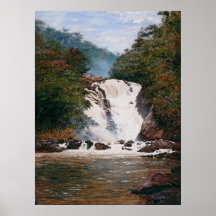 Almeida Júnior - Votorantim Waterfall Print