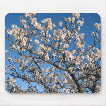 Almond Blossom, horizontal design Mousepad
