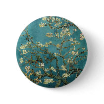 Almond Branches in Bloom Pinback Buttons