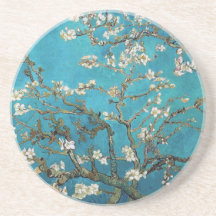Almond Branches in Bloom, San Remy, c.1890 Drink Coaster