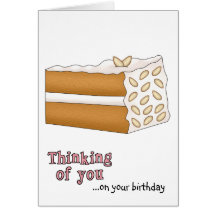 Almond Cake Birthday Card