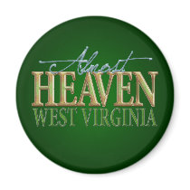 Almost Heaven West Virginia_2 Refrigerator Magnets