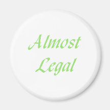 Almost Legal Refrigerator Magnets