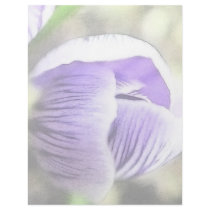 Almost Open!  Crocus Bud Custom Letterhead