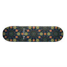 Aloe Vera Mandala Array Skateboard