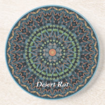 Aloe Vera Mandala Coaster