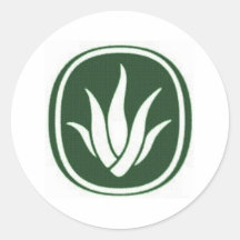 AloeCure®aloe leaf products Stickers