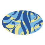 Aloha Blue ❀ splash, template adhesive stickers