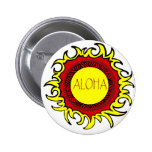 ALOHA bouton du SOLEIL Badges Avec Agrafe
