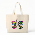 Aloha butterfly canvas bags