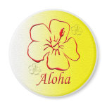 Aloha Button copy Refrigerator Magnet
