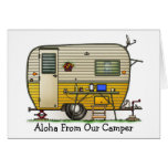 Aloha Camper Trailer M Greeting Card