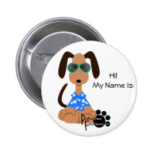 Aloha Deojee Name Badge Button