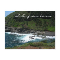 aloha from kauai postcard