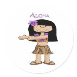 Aloha Girl stickers