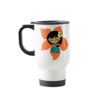 "Aloha Honeys" hula girl Commuter Mug