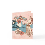 Aloha Hula Girl Card