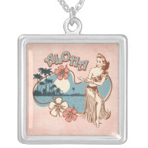 Aloha Hula Girl Necklace