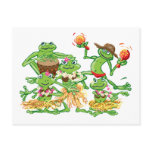 Aloha - Hula party Post Card