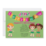 Aloha Little Luau Party Birthday Invitation
