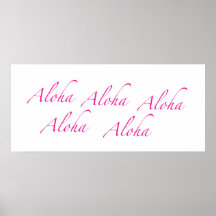 Aloha Posters & Prints