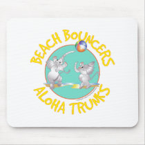 Aloha Trunks Beach Bouncers Mouse Mats