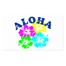 Aloha Vintage Business Cards