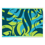 Aloha You, lime aqua splash, template cards