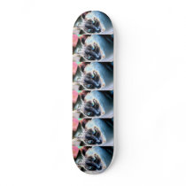 Aloof Siamese Cat Altered Skateboard
